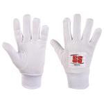 SS County Premium Cricket Wicket Keeping Gloves and Inner Gloves Included Combo, Adult Size - Navy Blue