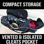 Athletico Wheeled Cricket Equipment Bag - Black