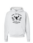 TOOLOUD Camp Half Blood Cabin 6 Athena Hoodie Sweatshirt White - Medium