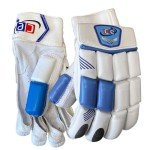 Blue Multicolor Men's Left-Handed Cricket Batting Gloves