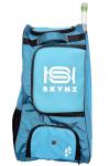 Skyhi Duffle Cricket Kitbag for Men with 1 Bat Caves Shoulder Straps Extra Compartment for Accessories (Solid Blue)