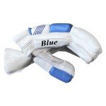 Blue Multicolor Men's Left-Handed Cricket Batting Gloves
