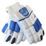 Blue Multicolor Men's Left-Handed Cricket Batting Gloves