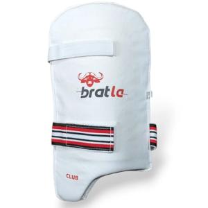Bratla Men's Cricket Thigh Guard Pad Club – Adjustable Strap, Fits Most Adult Players – Thigh Protection for Men's Cricket (Adult Right Hand)