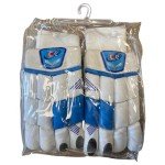 Blue Multicolor Men's Left-Handed Cricket Batting Gloves