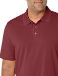 Quick-Dry Burgundy Polo Shirt for Men