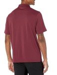 Quick-Dry Burgundy Polo Shirt for Men