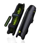 moonwalkr Cricket Leg Guard 2.0 Protective Gear for Unisex of Batter's Height (5'9"-6'2") Cricket Pads Batters Leg Guard & Perfect for Running Between Wickets (Black, Large)