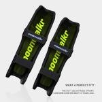 moonwalkr Cricket Leg Guard 2.0 Protective Gear for Unisex of Batter's Height (5'9"-6'2") Cricket Pads Batters Leg Guard & Perfect for Running Between Wickets (Black, Large)