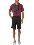 Quick-Dry Burgundy Polo Shirt for Men
