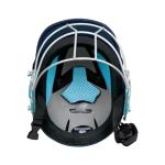 Shrey Star 2.0 Steel Cricket Helmet with 4 Round Velcro Sets | Adjustable Steel Visor | Better Protection and Cushioning | Comfortable Fit (Navy, Large)