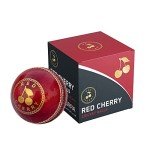 Handmade Red Leather Youth Cricket Ball by Kookaburra