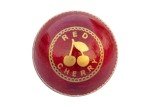 Handmade Red Leather Youth Cricket Ball by Kookaburra