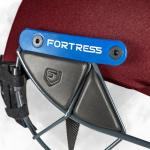 Fortress Pro STL Cricket Helmet - Proffesional Grade Cricket Helmet for Junior, Youth & Senior Players | 3 Sizes | Adjustable Cricket Helmets | 4 Color Options (Maroon, Large)