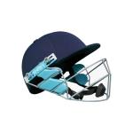 Shrey Star 2.0 Steel Cricket Helmet with 4 Round Velcro Sets | Adjustable Steel Visor | Better Protection and Cushioning | Comfortable Fit (Navy, Medium)