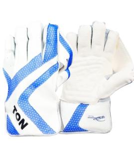 TABAKH SS TON Gutsy Wicket Keeping Gloves, White Color - Adult Size