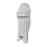 Gunn & Moore GM Cricket Batting Pads | Mana 909 | Traditional Cotton & Cane | Adult Right Handed - 18" | Approx Weight 2.24 kg | 1 Pair | White