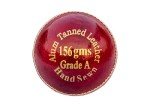 Handmade Red Leather Youth Cricket Ball by Kookaburra
