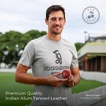 Handmade Red Leather Youth Cricket Ball by Kookaburra