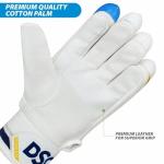 DSC Condor Ruffle Cricket Batting Gloves | Multicolor | Size: Mens | for Right-Hand Batsman