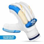 DSC Condor Ruffle Cricket Batting Gloves | Multicolor | Size: Mens | for Right-Hand Batsman
