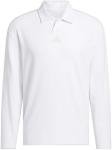 adidas Men's Beyond Long Sleeve Fit Polo Shirt, White, X-Large