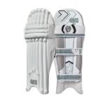 Gunn & Moore GM Cricket Batting Pads | 808 | Traditional Cotton & Cane | Large Adult Left Handed - 19" | Approx Weight 2.32 kg | 1 Pair | White