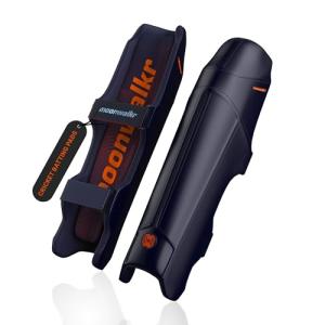 moonwalkr Cricket Leg Guard 2.0 Protective Gear for Unisex of Batter's Height (4'9"-5'2") Cricket Pads Batters Leg Guard & Perfect for Running Between Wickets (Blue, Small)