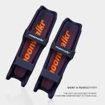moonwalkr Cricket Leg Guard 2.0 Protective Gear for Unisex of Batter's Height (4'9"-5'2") Cricket Pads Batters Leg Guard & Perfect for Running Between Wickets (Blue, Small)