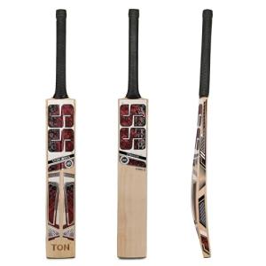 SS Tiger Strike 18 English Willow Premium Cricket bat, Adult Size- Short Handle, Includes Bat Cover