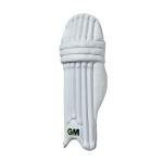 Gunn & Moore GM Cricket Batting Pads | Prima 404 | Traditional Cotton & Cane | Adult Right Handed - 18" | Approx Weight 2.24 kg | White | 1 Pair