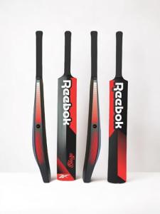 Reebok Blaze Plastic Cricket Bat – 34" Full Size Lightweight PVC Bat | Durable, Easy-Grip Design for Tennis & Soft Ball Practice | Ideal for Teen & Adult Players (Ages 15+) (Red)