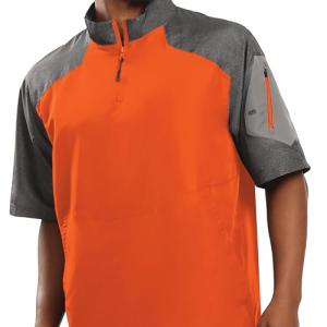 Holloway Raider Short Sleeve Pullover - XL Orange