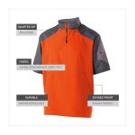 Holloway Raider Short Sleeve Pullover - XL Orange