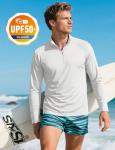 Crysully Men's UPF 50+ Long Sleeve Sun Shirt