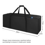 COOLBEBE 36" Large Sports Duffle Bag - Black