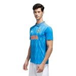 Adidas Men's India ODI Fan Coat - Blue, Large