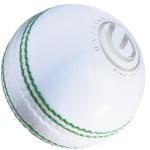 ONEGlobal Select Leather Cricket Ball | 100% Handcrafted, 156g - 5.5oz, 4-Piece Construction | Ideal for T20, Net Practice, Training etc. (White, 1 Pack)