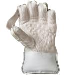 Gunn & Moore GM Cricket 606 Premium Wicket Keeping Gloves - White Color, Adult Size
