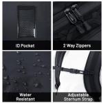 MIER 45L Unisex Gym Bag - Black