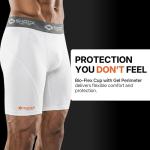 Shock Doctor Adult Compression Shorts with Bio-Flex Cup