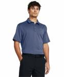 Under Armour Men's Tech Golf Polo, (045) Downpour Gray / / Pitch Gray, Large