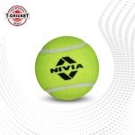 Nivia Yellow Heavy Tennis Cricket Balls (Pack of 6)
