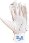 Skyhi Supremo Cricket Batting Gloves for Batsman, Split Fingers, Stylish Design, Comfortable Grip, PVC Thumb Patch, & Breathable mesh for Ventilation for Mens Righ and Left Hand Batsman (Left Hand)
