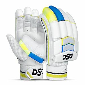 DSC Condor Glider Cricket Batting Gloves | Color: Multicolor | Size: Mens RH | for Men & Boys | Material: PU Leather| Lightweight | Sweat Absorbing Wrist Grip