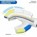 DSC Condor Glider Cricket Batting Gloves | Color: Multicolor | Size: Mens RH | for Men & Boys | Material: PU Leather| Lightweight | Sweat Absorbing Wrist Grip