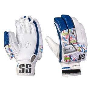 SS Cricket Club Lite Cricket Batting Gloves, Adult - Left Handed, Blue