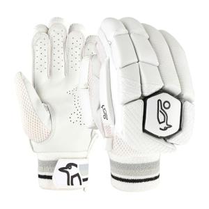 KOOKABURRA 2025 Ghost 4.1 Right Hand Batting Glove (One Size) (White/Black)