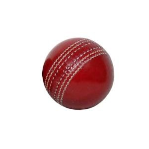 Leather Cricket Ball for Practice Grade A Red Hand-Stitched Functional Hard & Seasoned Ball No Stamp Senior Official Size Practice & Training Red Cricket Ball (1)