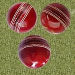 Leather Cricket Ball for Practice Grade A Red Hand-Stitched Functional Hard & Seasoned Ball No Stamp Senior Official Size Practice & Training Red Cricket Ball (1)